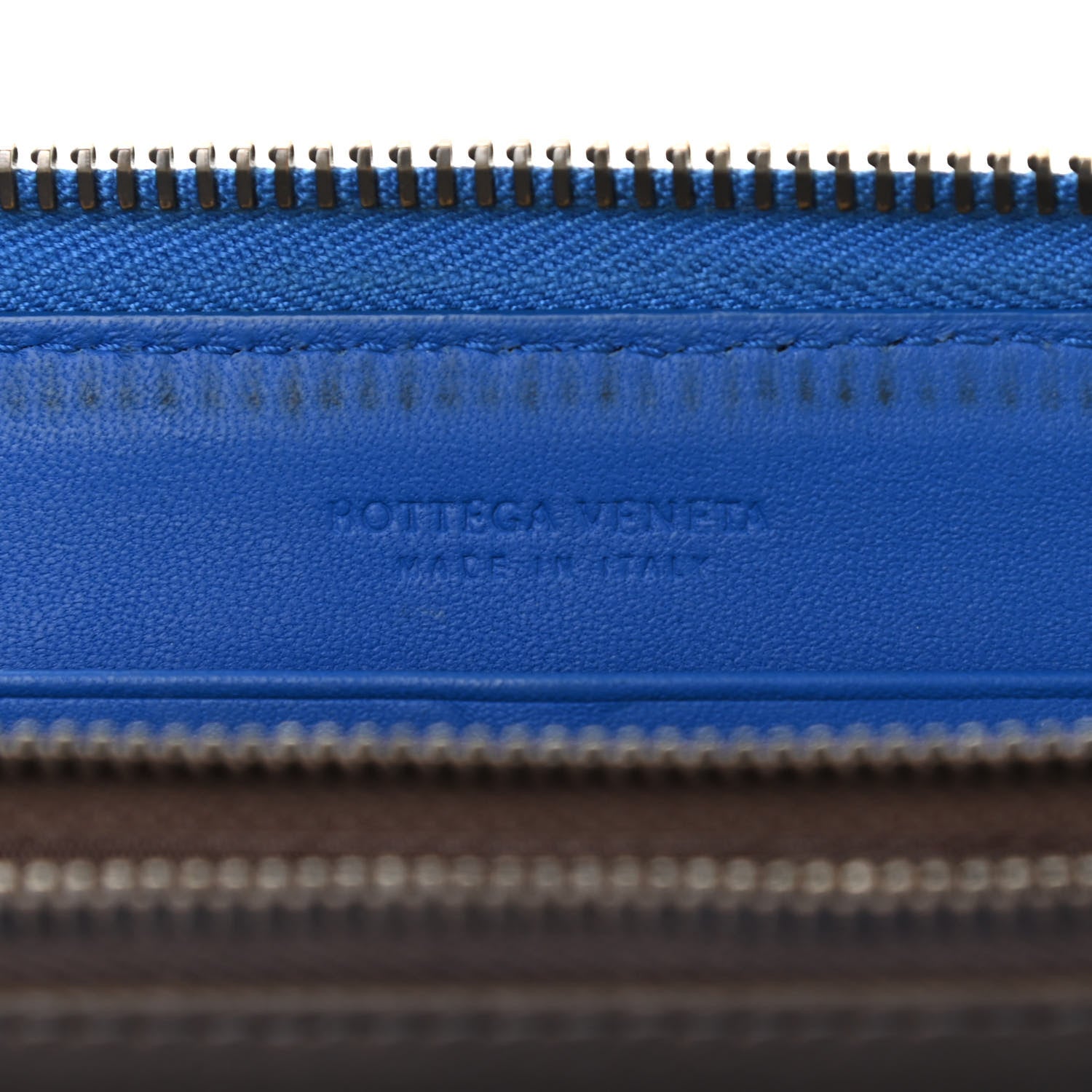 Bottega Veneta Nappa Intrecciato Zip Around Wallet Electrique 7 of 17