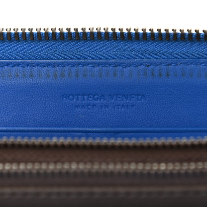 Bottega Veneta Nappa Intrecciato Zip Around Wallet Electrique 7 of 17