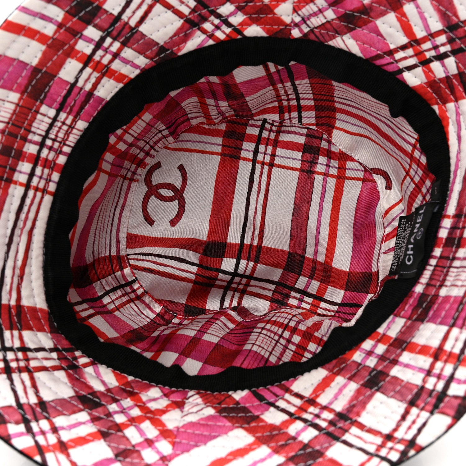 Chanel Cotton Pearl CC Bucket Hat S Black 7 of 11