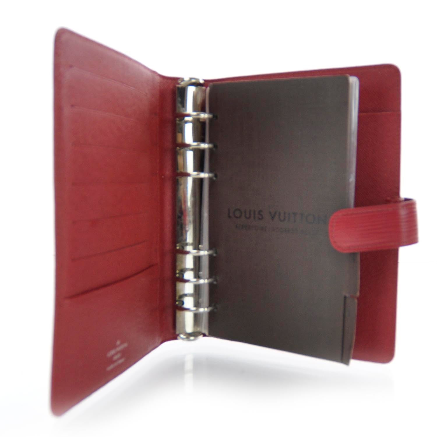 Louis Vuitton Epi Medium Ring Agenda Cover Red 5 of 6
