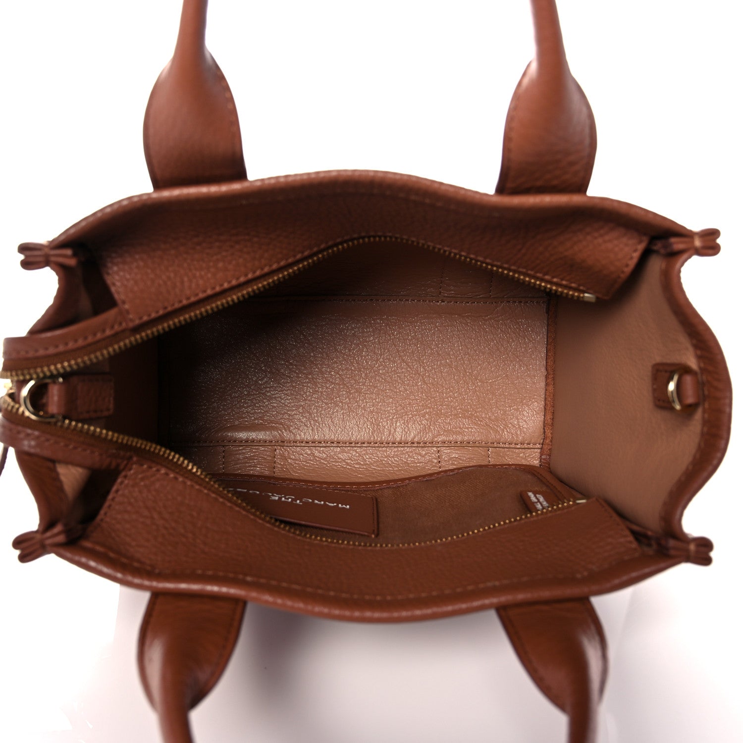 Marc Jacobs Grained Calfskin Small The Tote Bag Argan Oil 5 of 13