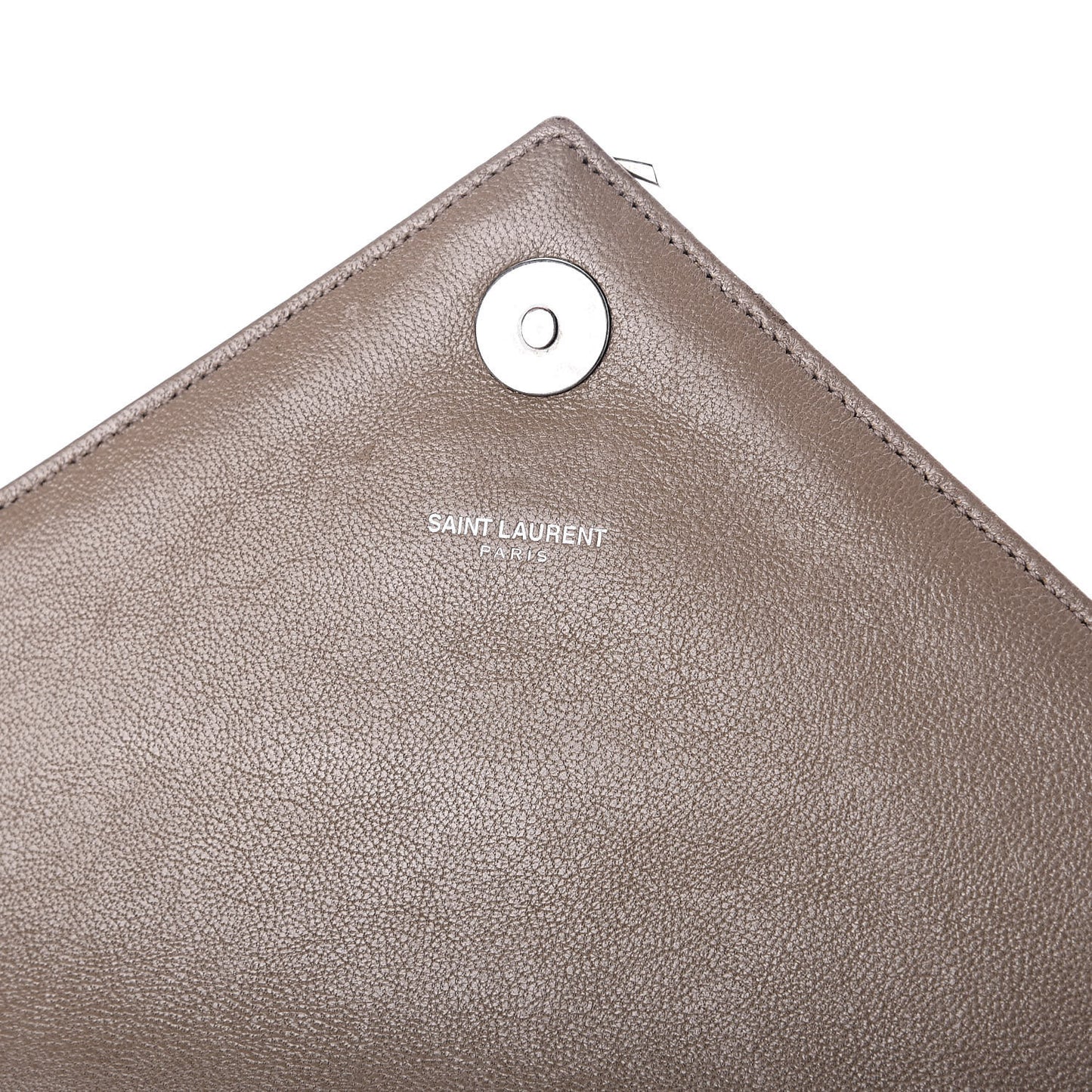 Sheepskin Matelasse Chevron Monogram Medium College Bag Fard