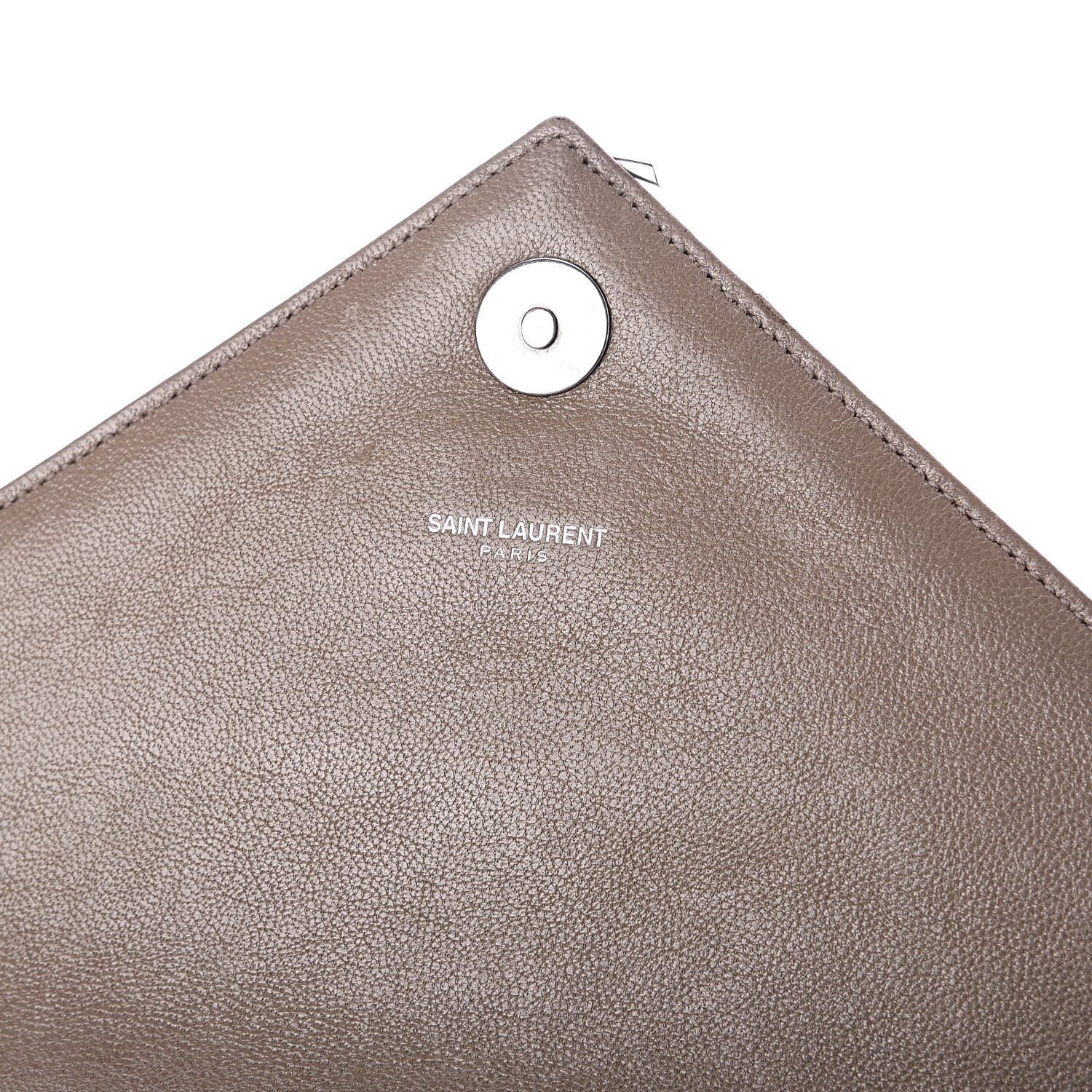 Saint Laurent Sheepskin Matelasse Chevron Monogram Medium College Bag Fard 12 of 15