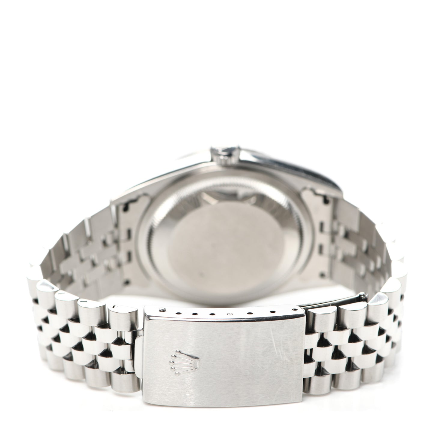 Stainless Steel 18K White Gold 36mm Oyster Perpetual Datejust Watch Silver Roman 16234