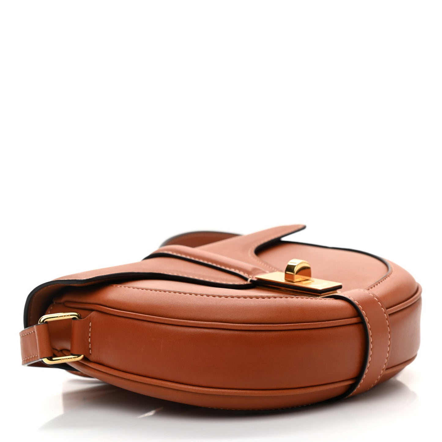 Natural Calfskin Besace Small 16 Tan