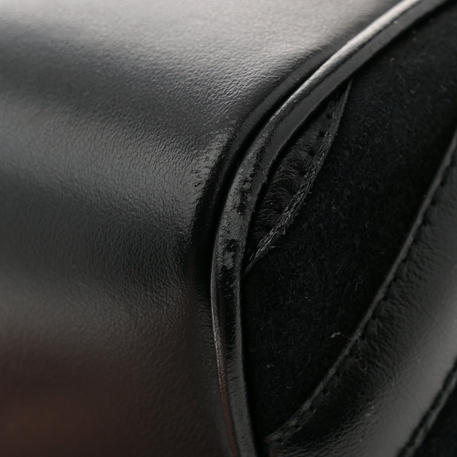 Saint Laurent Calfskin Suede Matelasse Monogram Lou Camera Bag Black 11 of 13