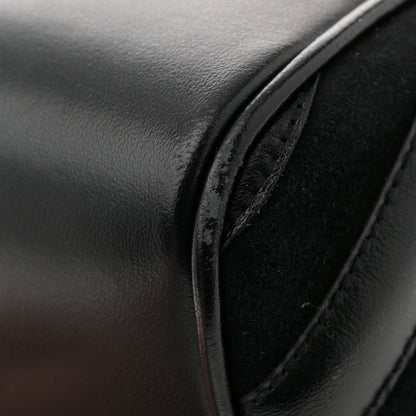 Saint Laurent Calfskin Suede Matelasse Monogram Lou Camera Bag Black 11 of 13