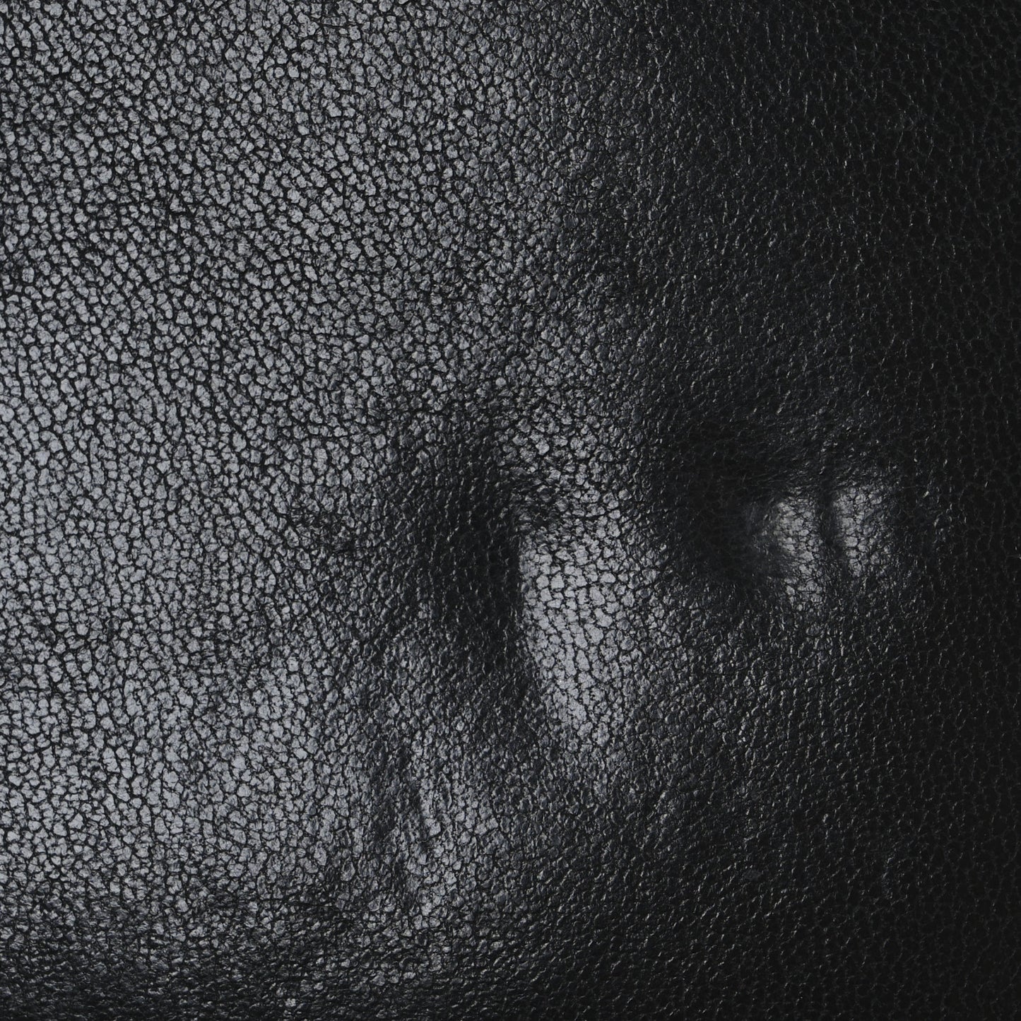 Sheepskin Quilted Mini Vintage Mademoiselle Wallet On Chain WOC Black