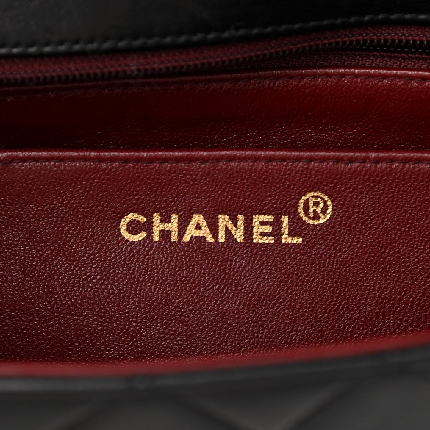 Lambskin Quilted Small Single Flap Black