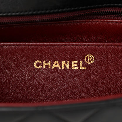 Chanel Lambskin Quilted Small Single Flap Black 6 of 13