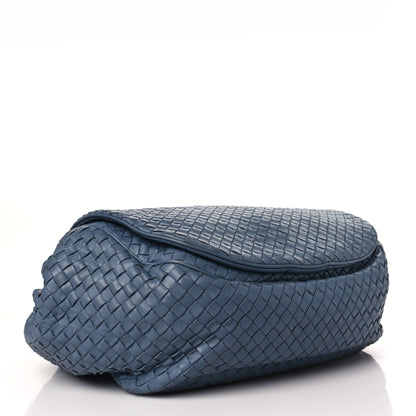 Bottega Veneta Nappa Intrecciato Small Messenger Flap Krim 4 of 9
