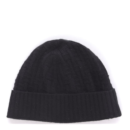 Hermes Cashmere Mens Beanie Hat L Marine 1 of 4