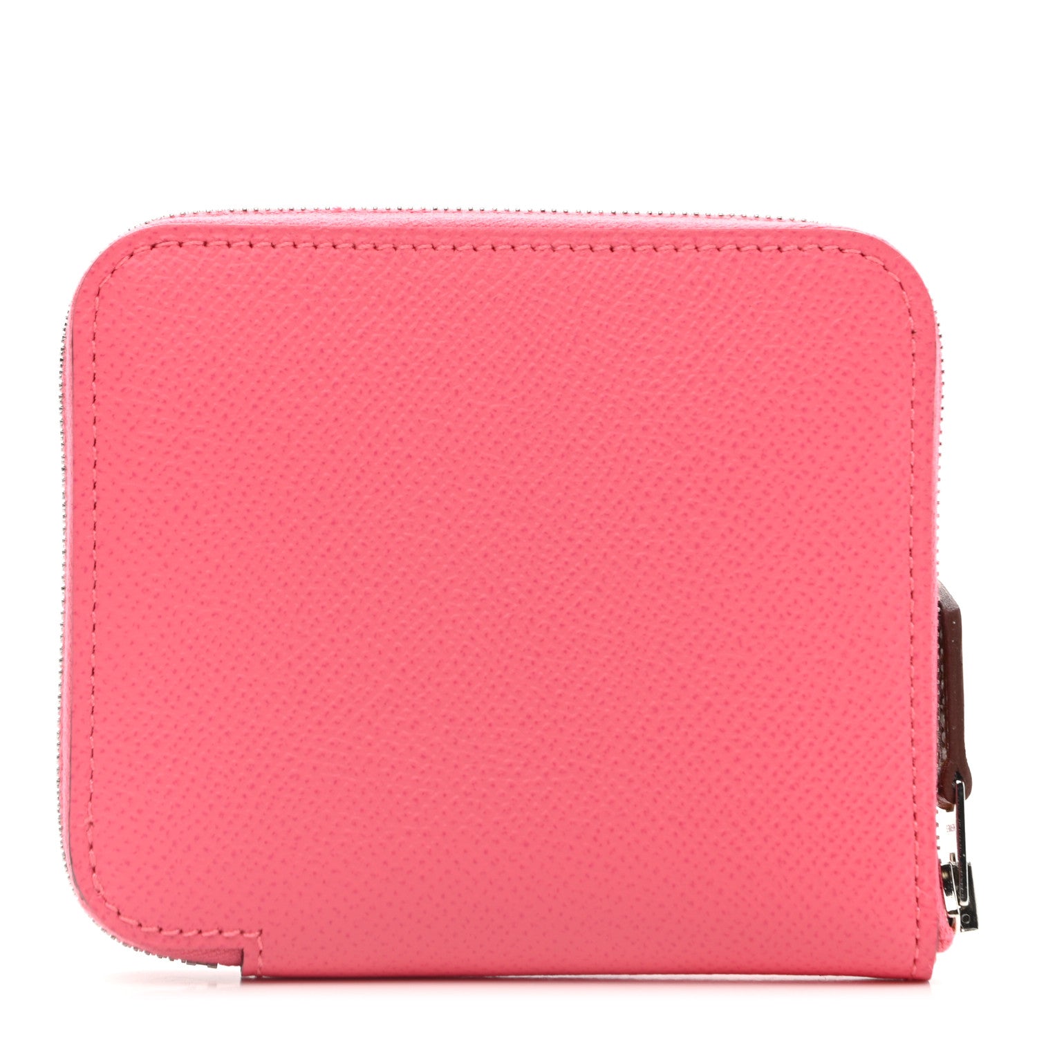 Hermes Epsom Silk'In Compact Wallet Rose Azalee 1 of 9
