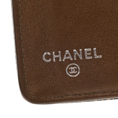 Chanel Metallic Caviar Timeless CC Yen Wallet Gold 6 of 10
