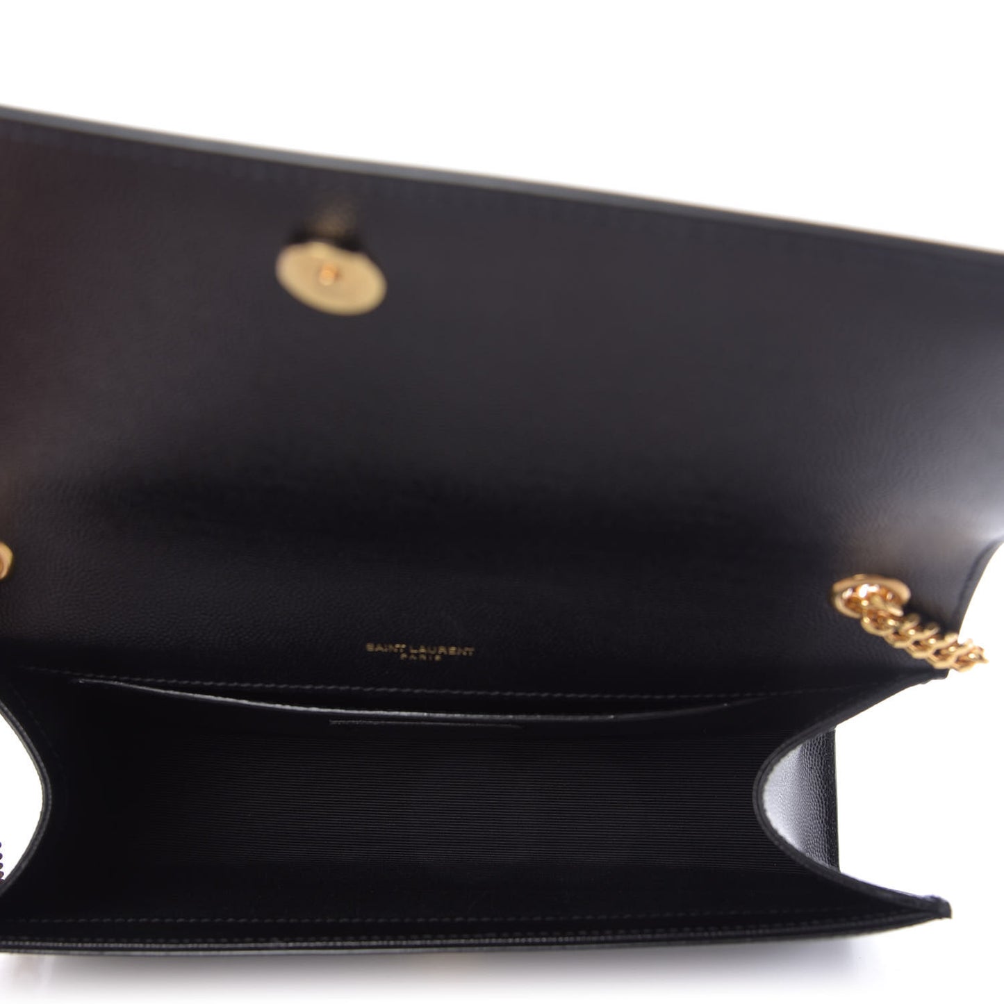 Grain De Poudre Medium Classic Monogram Kate Satchel Black