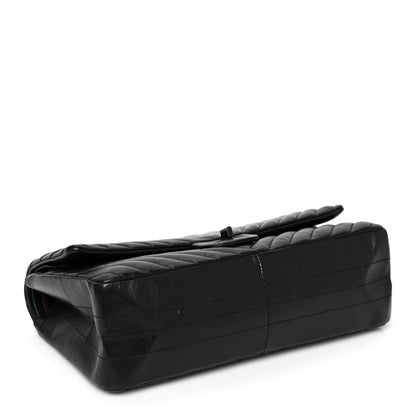 Chanel Aged Calfskin Chevron Quilted 2.55 Reissue 226 So Black 4 of 9