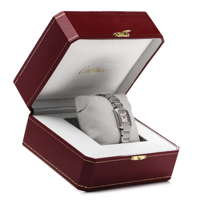 Cartier Stainless Steel 20mm Tank Francaise 160th Anniversary Quartz Watch 5 of 5