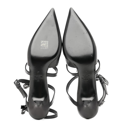 Valentino Garavani Nappa French Bow Gladiator 45mm Sandals 41 Black 5 of 8
