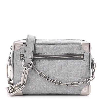 Louis Vuitton Damier Glitter Mini Soft Trunk Silver 1 of 9
