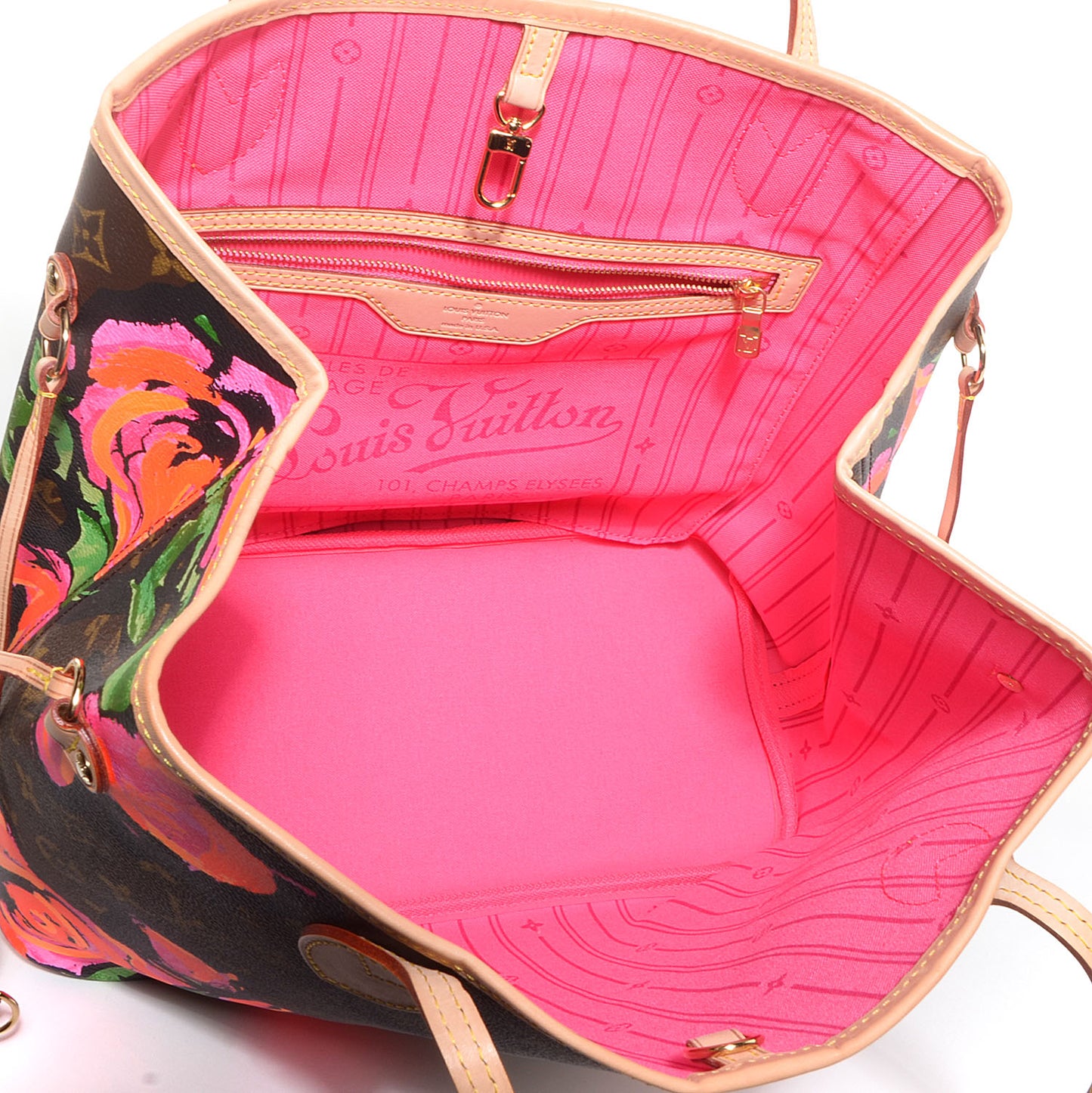 Monogram Roses Neverfull MM