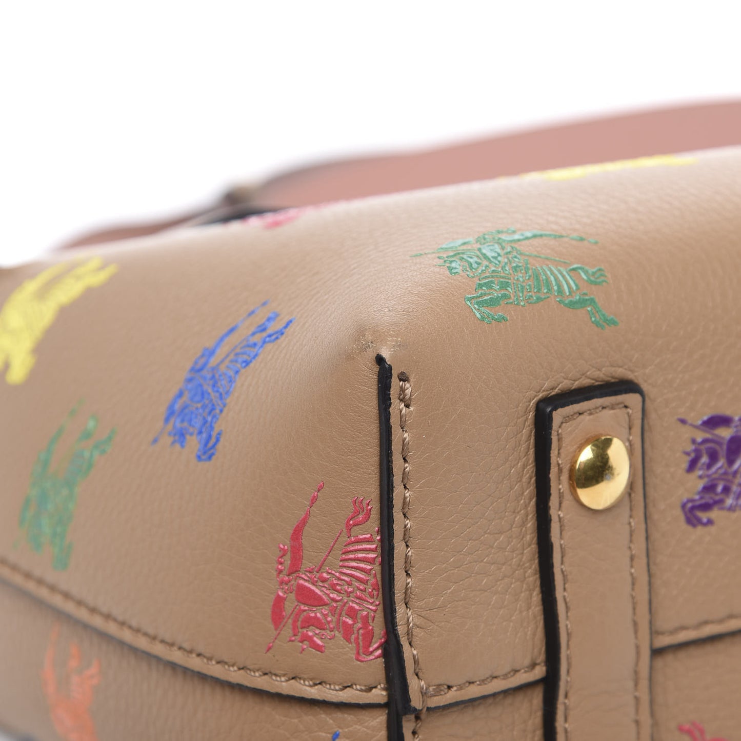 Grained Calfskin EKD Baby Belt Bag Light Camel