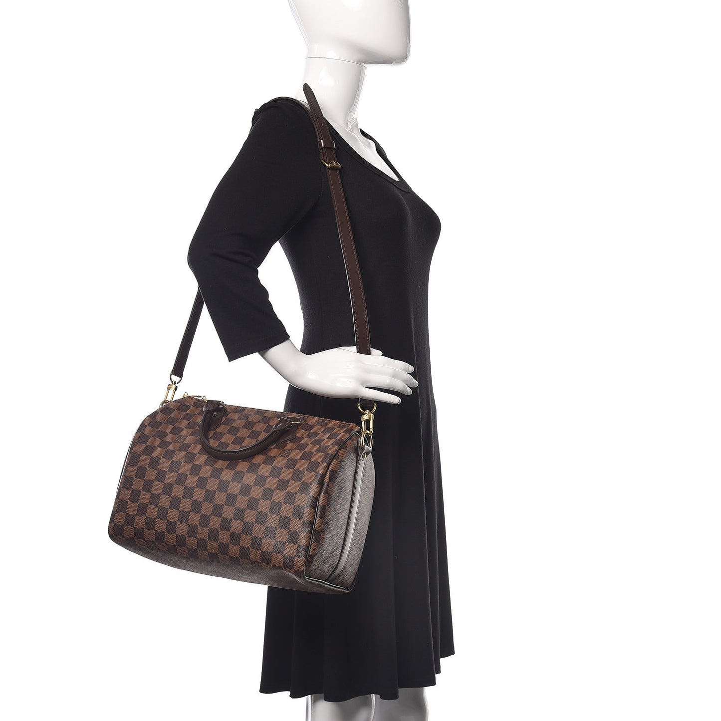 Damier Ebene Speedy Bandouliere 30