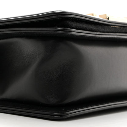 Chanel Calfskin Pearl Small Boy Flap Black 9 of 10