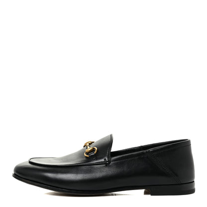 Gucci Calfskin Womens Jordaan Loafers 37 Black 1 of 19