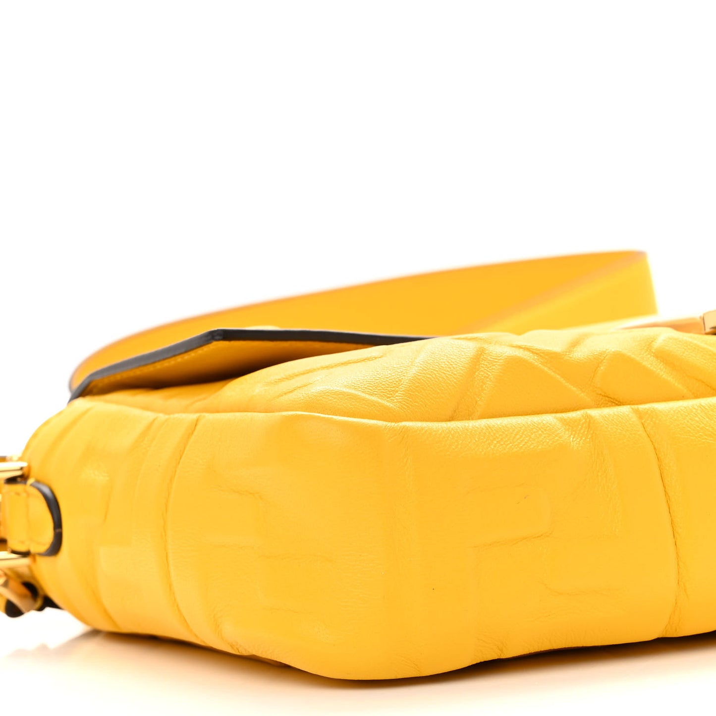 Nappa FF 1974 Embossed Baguette Mimosa