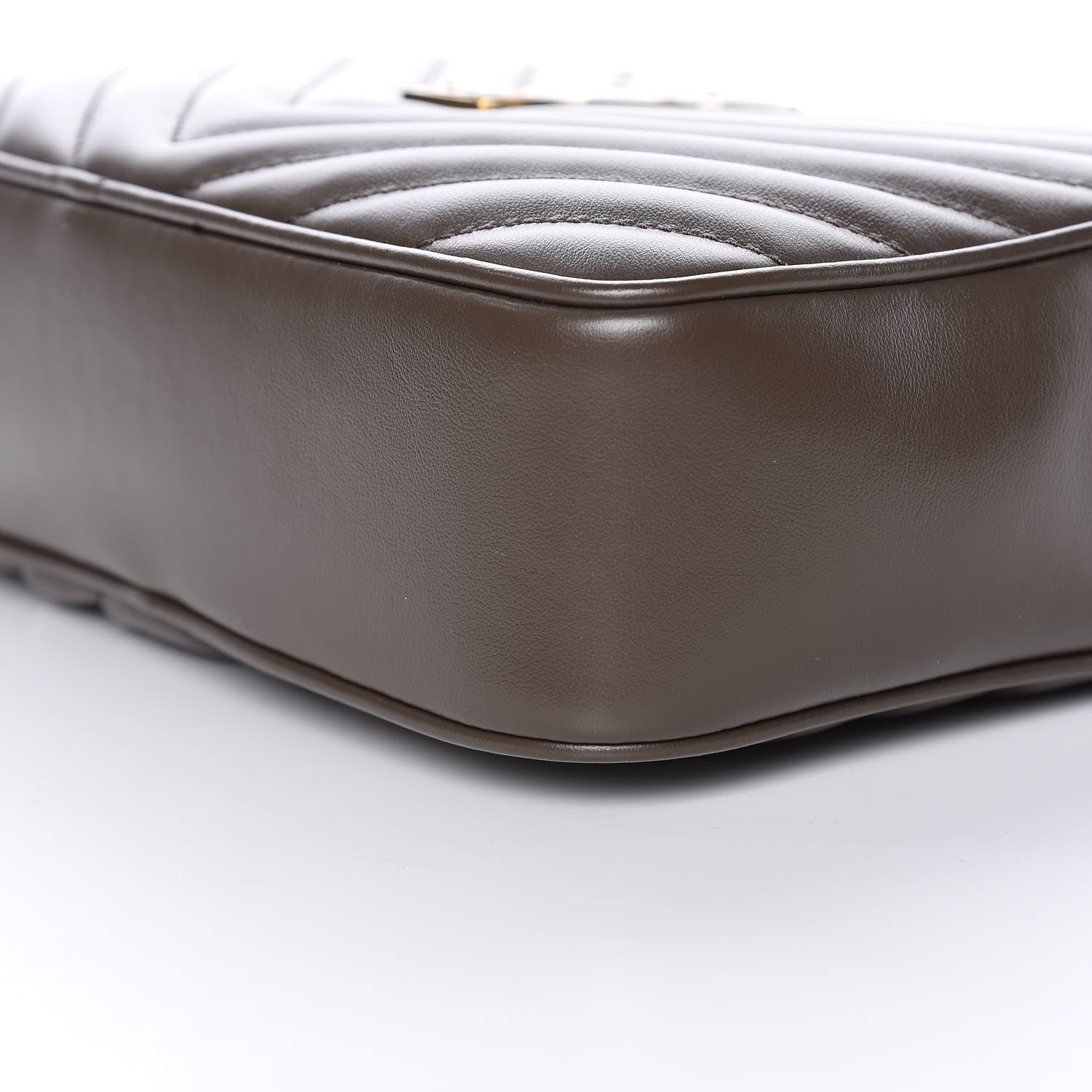 Saint Laurent Calfskin Matelasse Monogram Lou Camera Bag Faggio 9 of 9