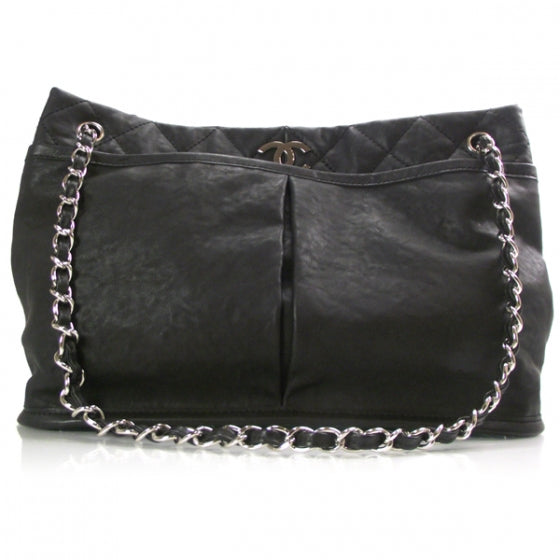 Chanel Leather Natural Beauty Tote Black 1 of 11