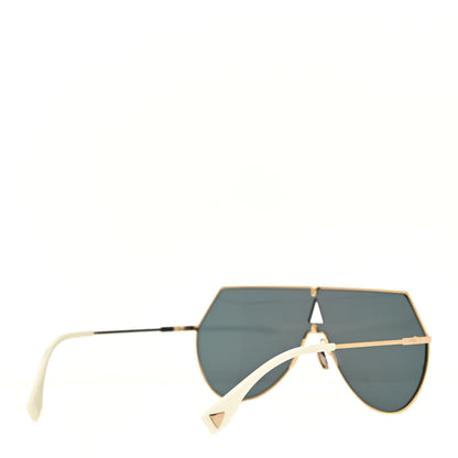 Fendi Metal Mirrored Eyeline Sunglasses FF 0193/S Matte Gold 4 of 7