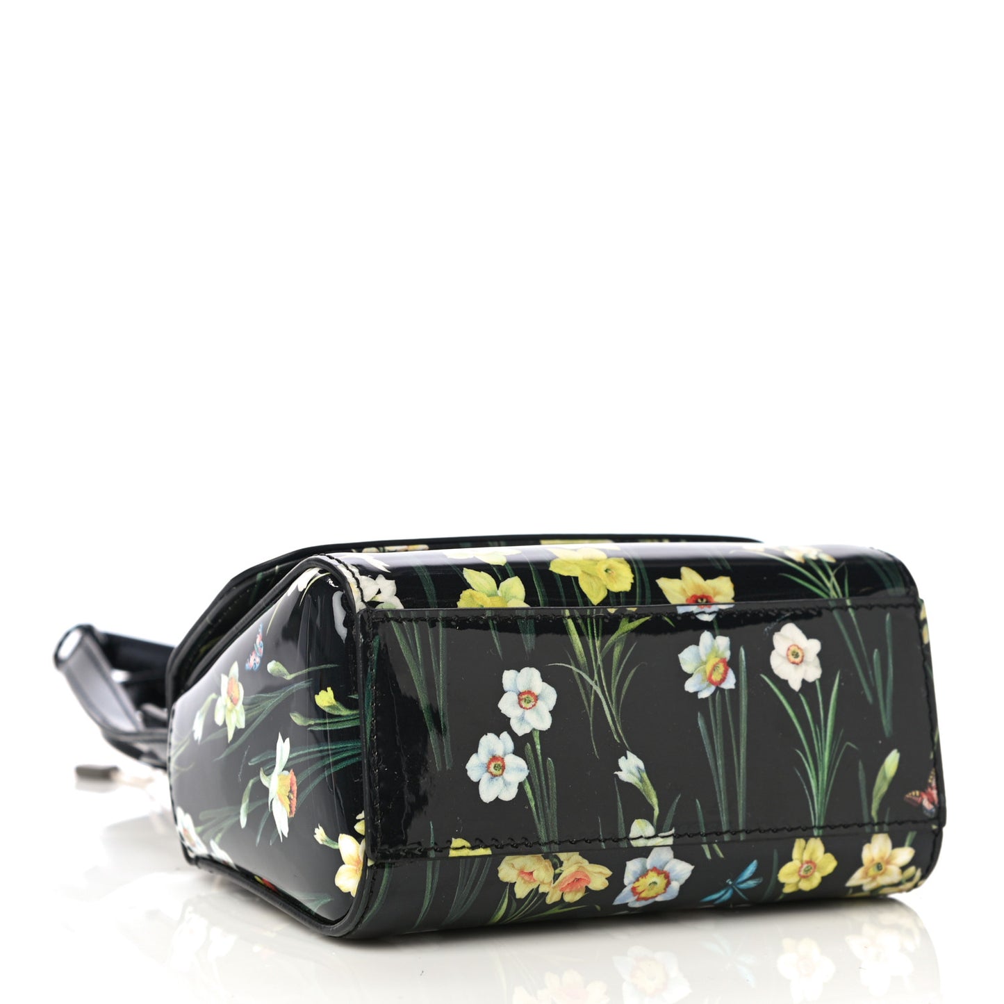 Vernice Printed Mini Satchel Black Multicolor