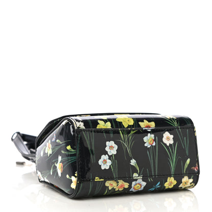 Dolce & Gabbana Vernice Printed Mini Satchel Black Multicolor 4 of 9