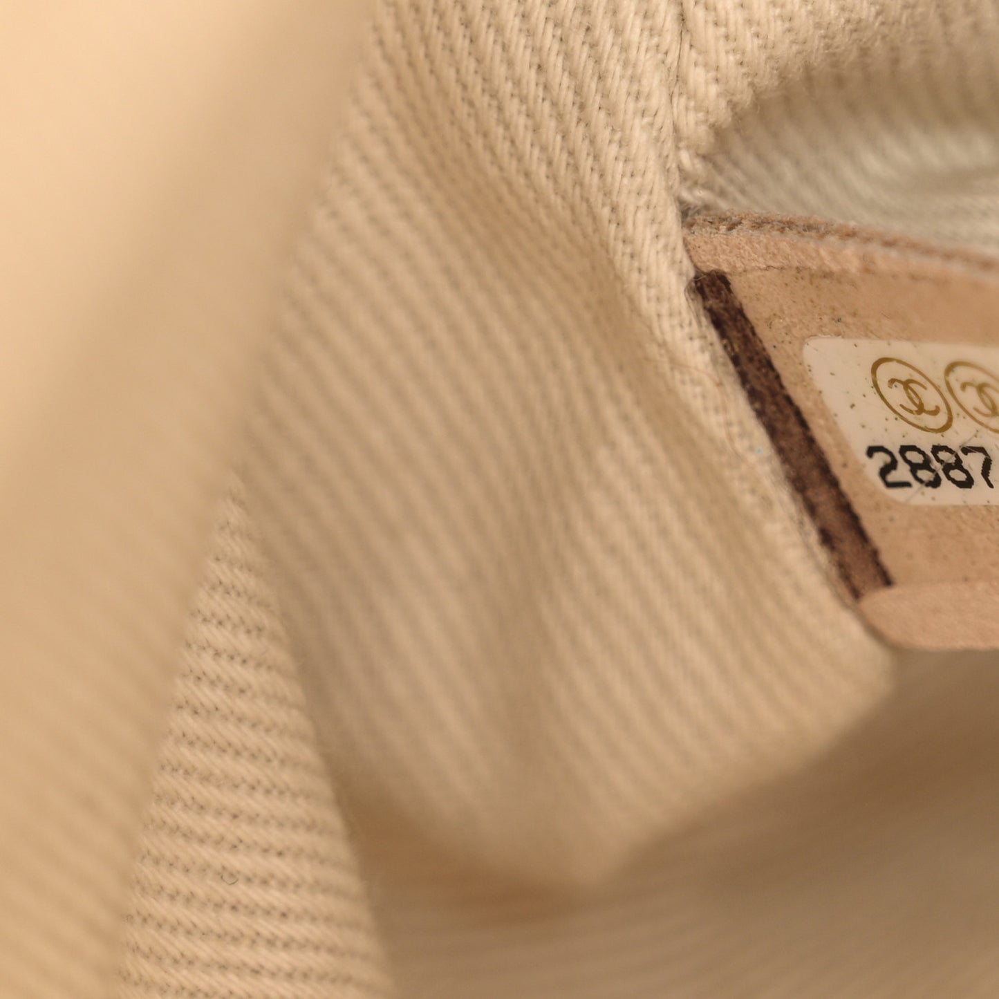 Caviar Chevron Quilted Mini Coco Handle Flap Beige