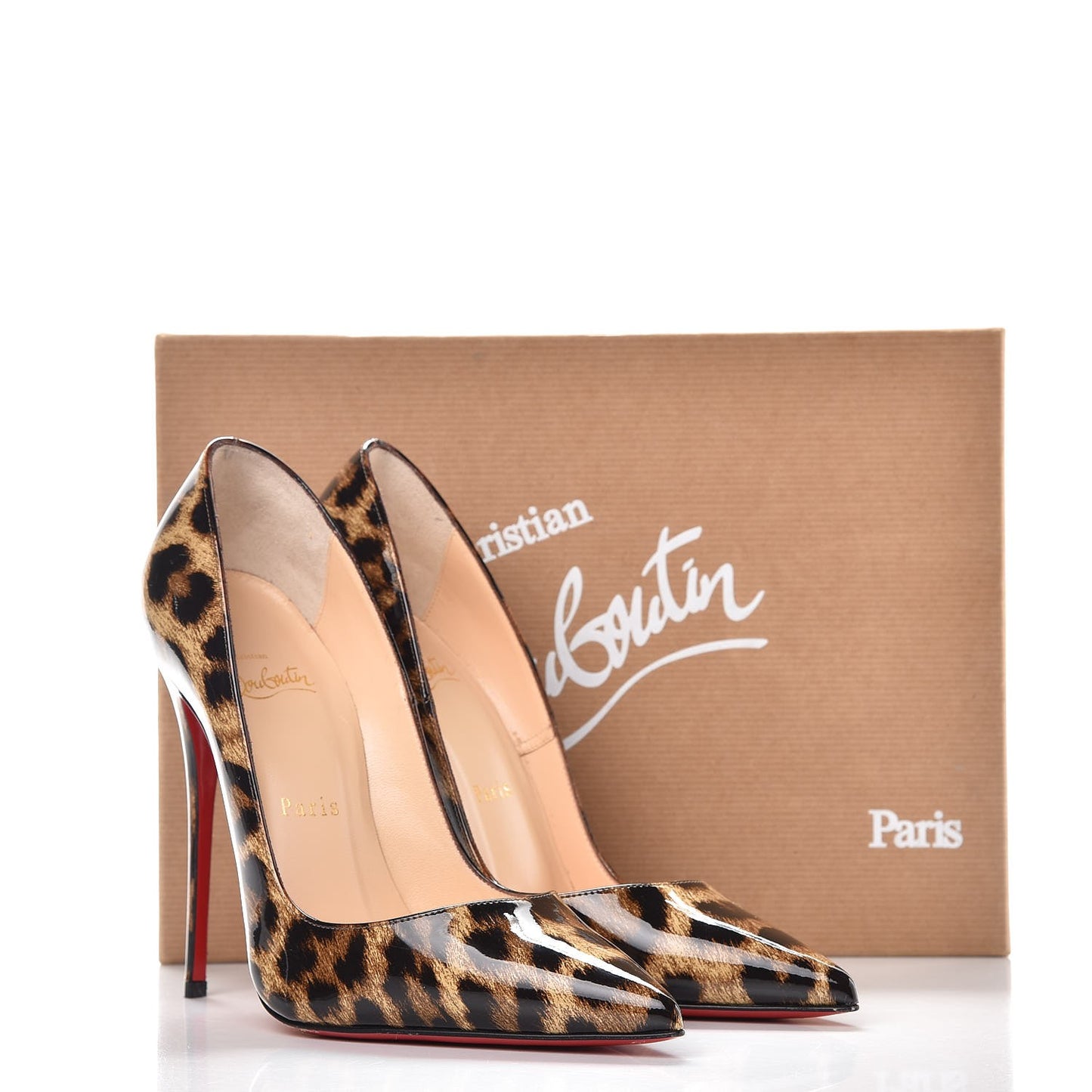 Patent Leopardino So Kate 120 Pumps 38 Brown