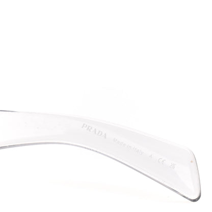 Prada Acetate Symbole Sunglasses SPR A19 Transparent Grigio 5 of 8
