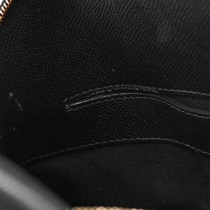 Balenciaga Signature Grained Calfskin Logo S Ville Top Handle Bag Black White 13 of 19