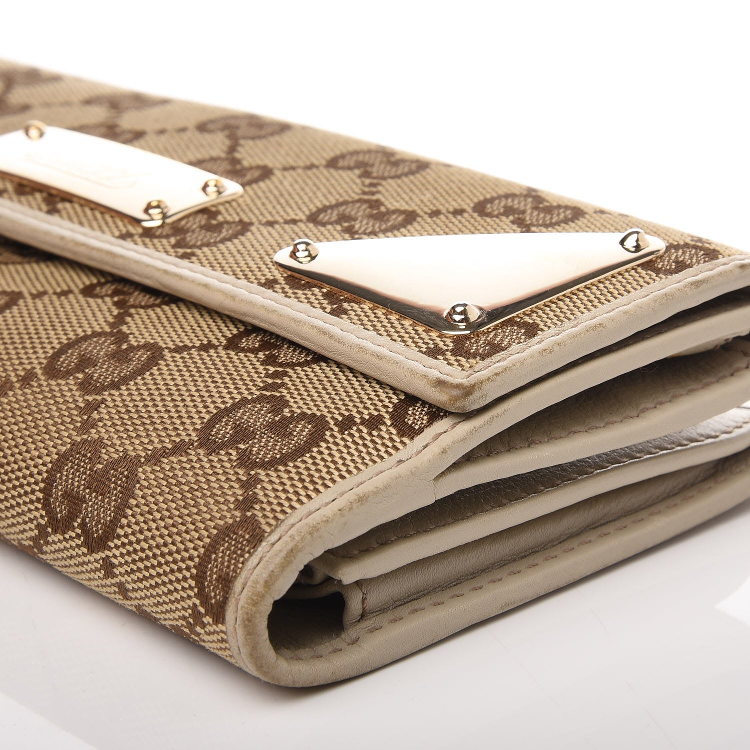 Gucci Monogram Indy Continental Wallet Off White 12 of 16