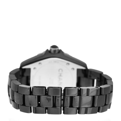 Chanel Stainless Steel Ceramic 38mm J12 Automatic Watch Black 3 of 4