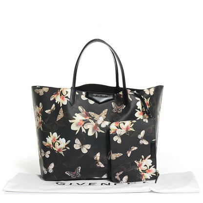 Givenchy Textured Coated Canvas Magnolia and Moth Print Large Antigona Tote 5 of 10