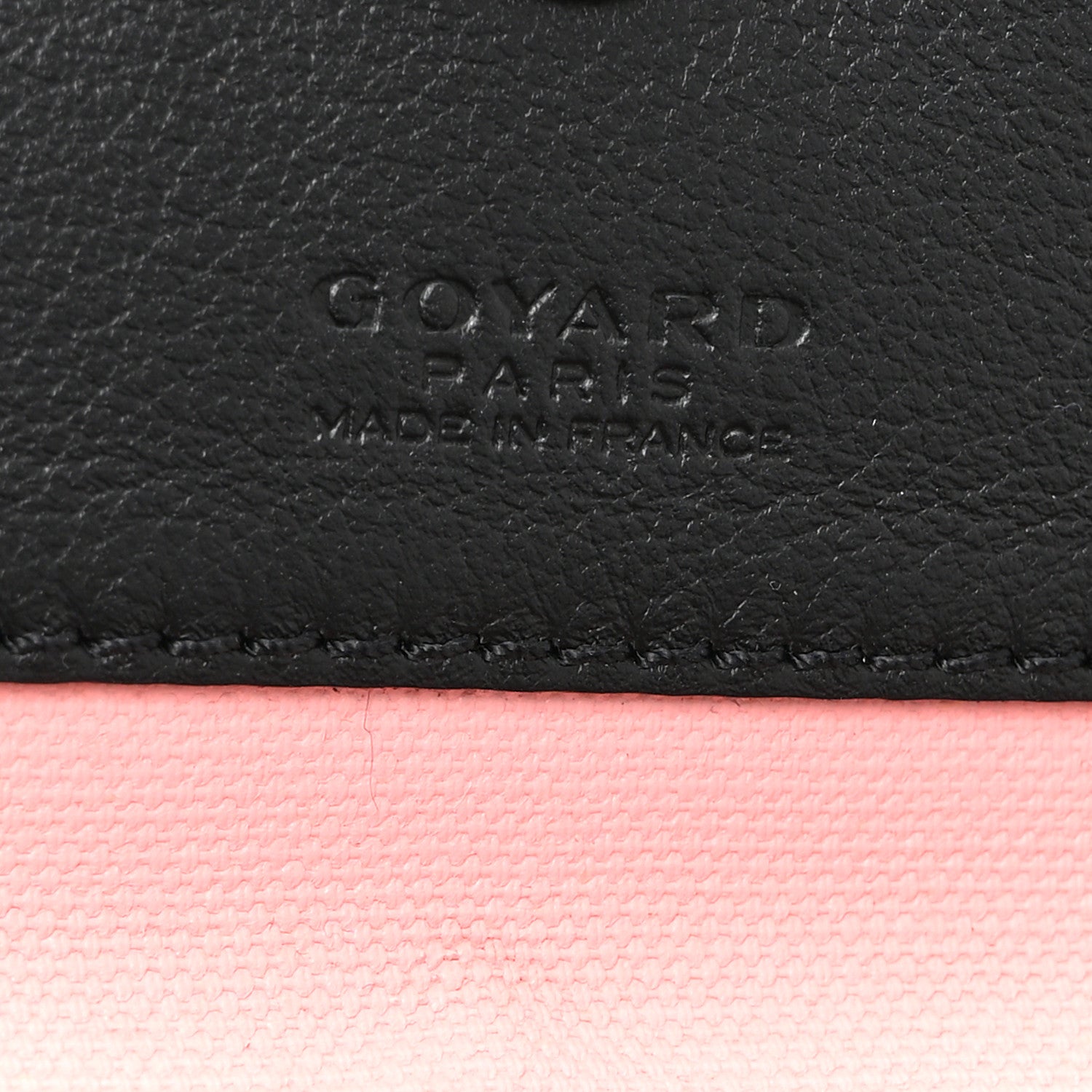 Goyard Goyardine Saint Louis Claire Voie PM Black Pink 7 of 11