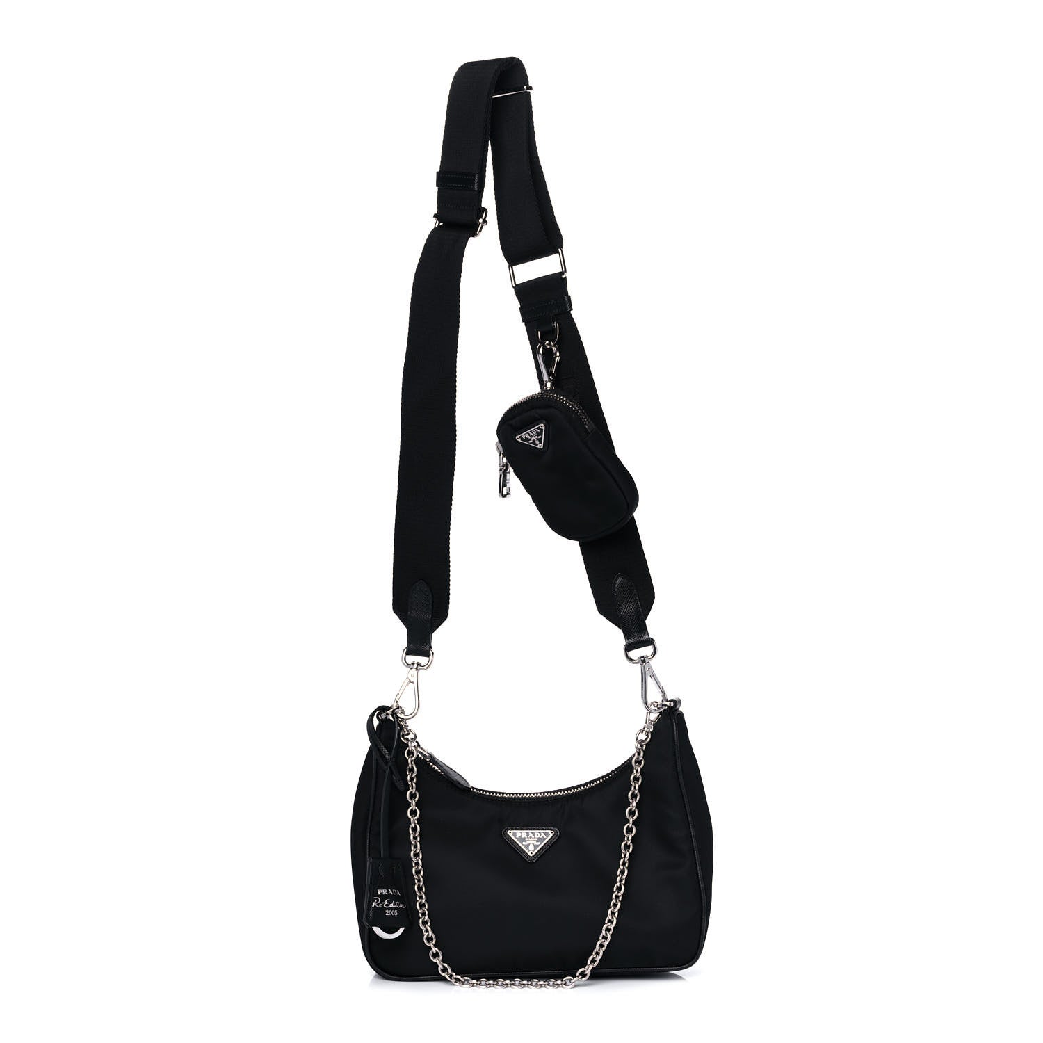 Prada Nylon Re-Edition 2005 Shoulder Bag Black 1 of 11