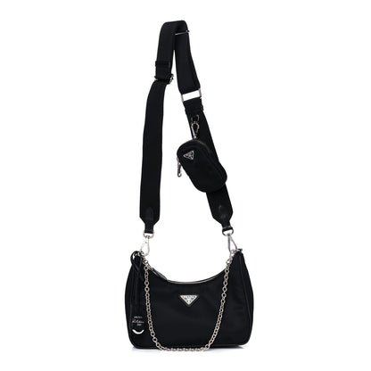 Prada Nylon Re-Edition 2005 Shoulder Bag Black 1 of 11