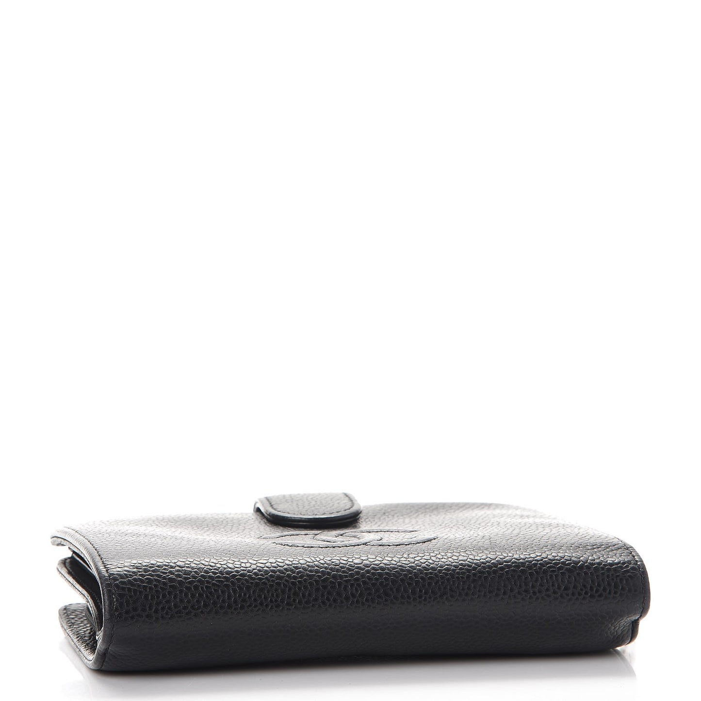 Caviar Timeless CC Zipped Pocket Wallet Black