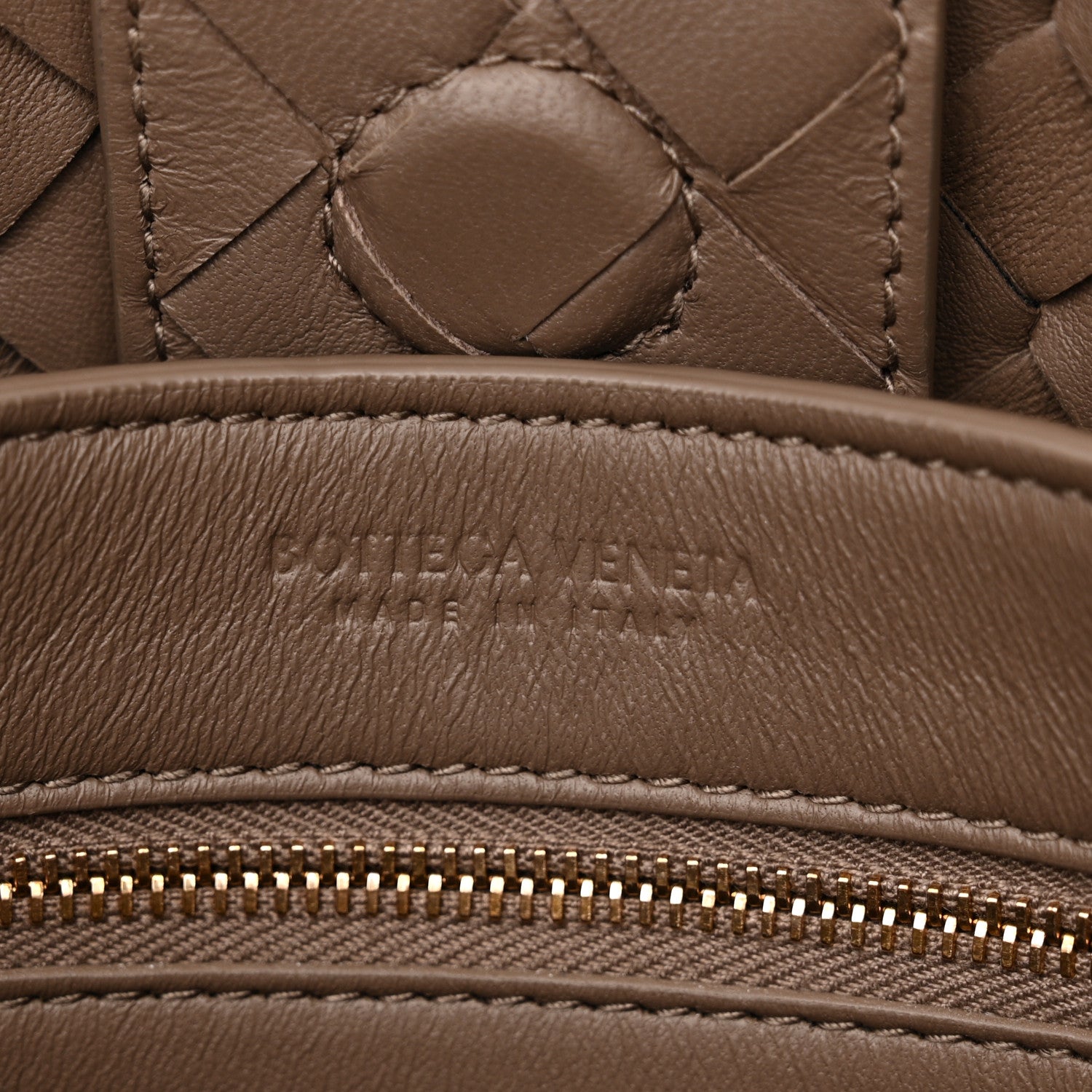 Bottega Veneta Nappa Intrecciato Small Andiamo Shoulder Bag Taupe Grey 7 of 10