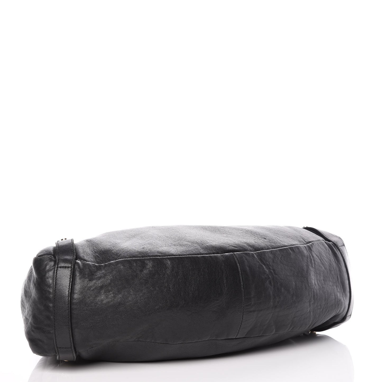 Calfskin Medium Abbey Shoulder Bag Black