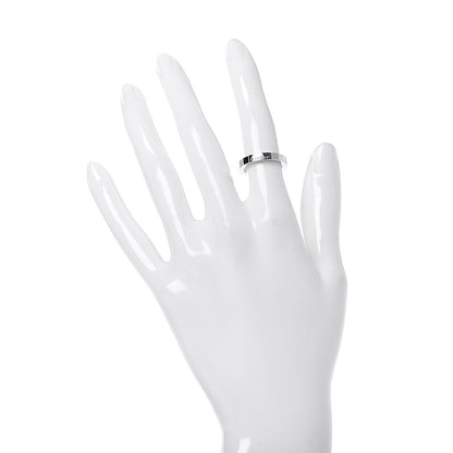 Cartier 18K White Gold Lanieres Ring 48 4.5 2 of 4