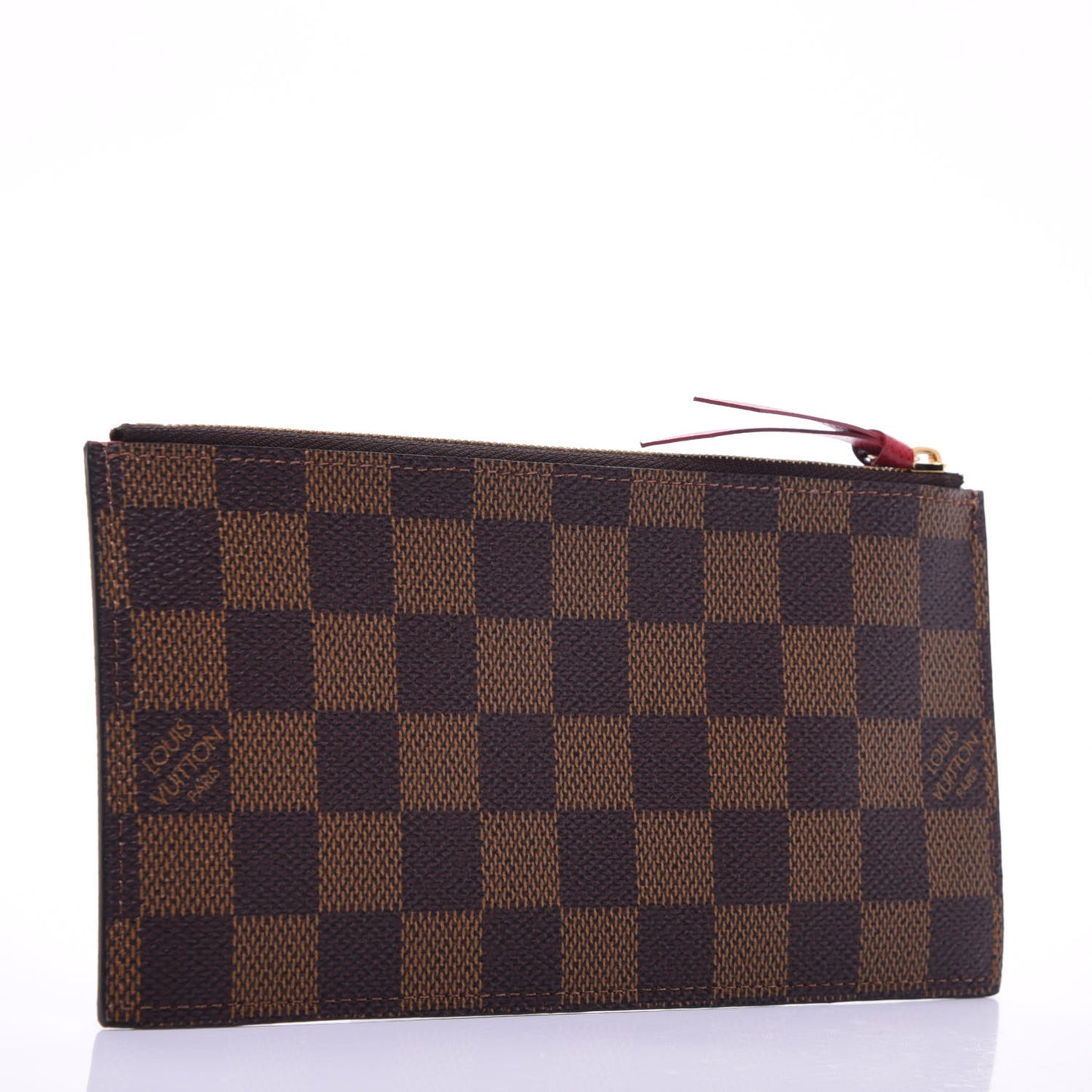 Damier Ebene Felicie Chain Wallet Zippered Insert