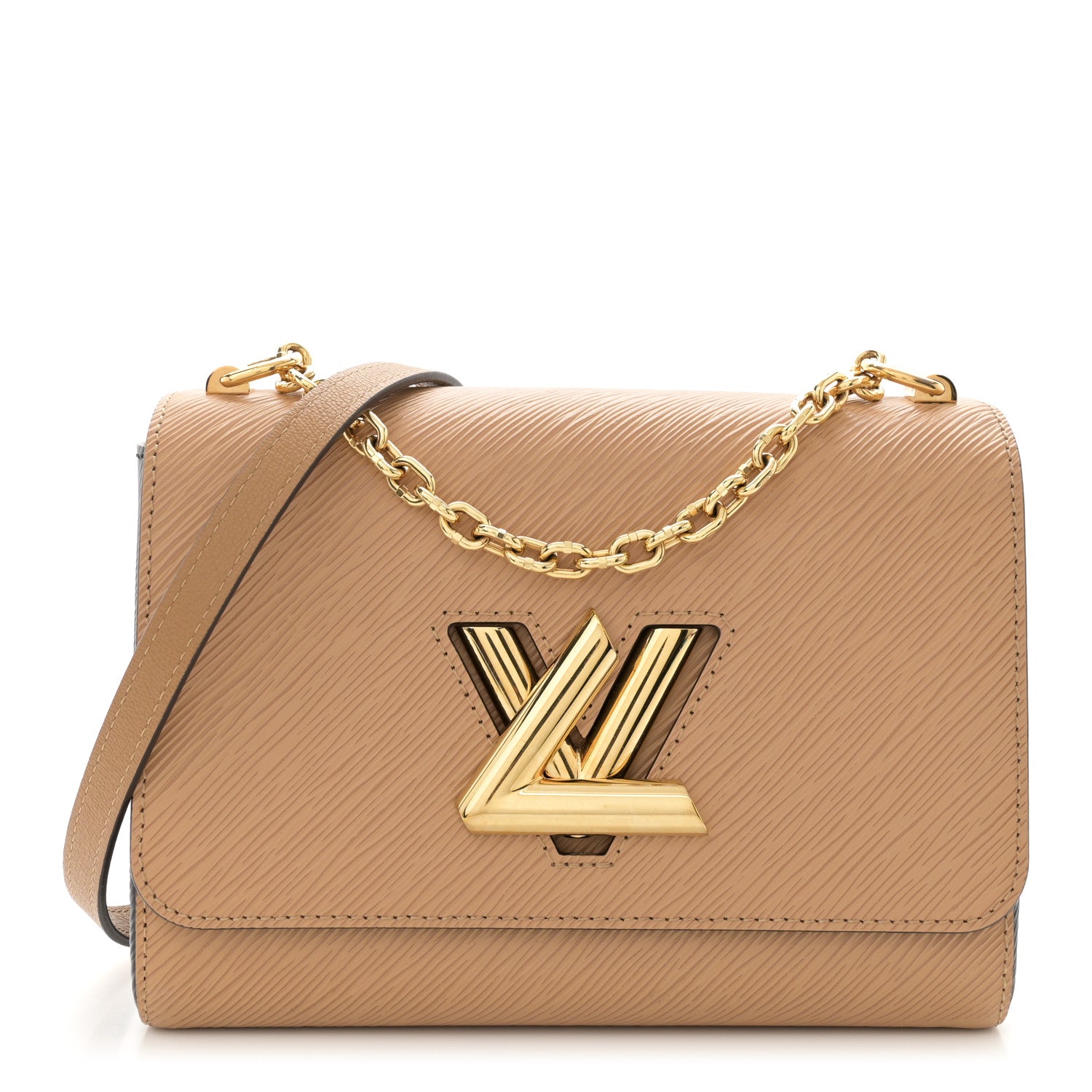 Louis Vuitton Epi Twist Shoulder Bag MM Camel 1 of 14